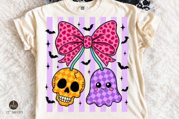 Download Striped Halloween Ghost &amp; Skull with - Halloween Collection